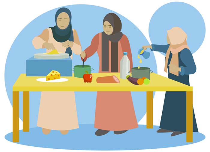 سبک زندگی وظایف زن در خانه از نظر اسلام