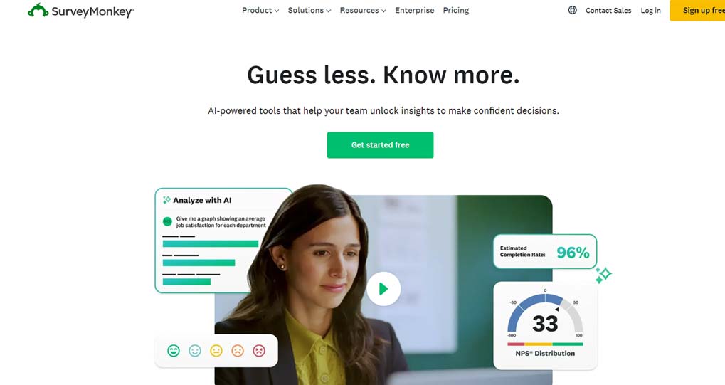 آزمون ساز SurveyMonkey